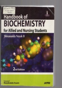 Image of Handbook of Biochemistry for Allied and Nursing Students